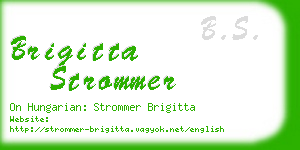 brigitta strommer business card